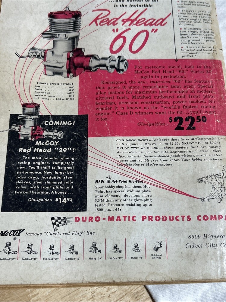 Flying Models April 1953 Magazine