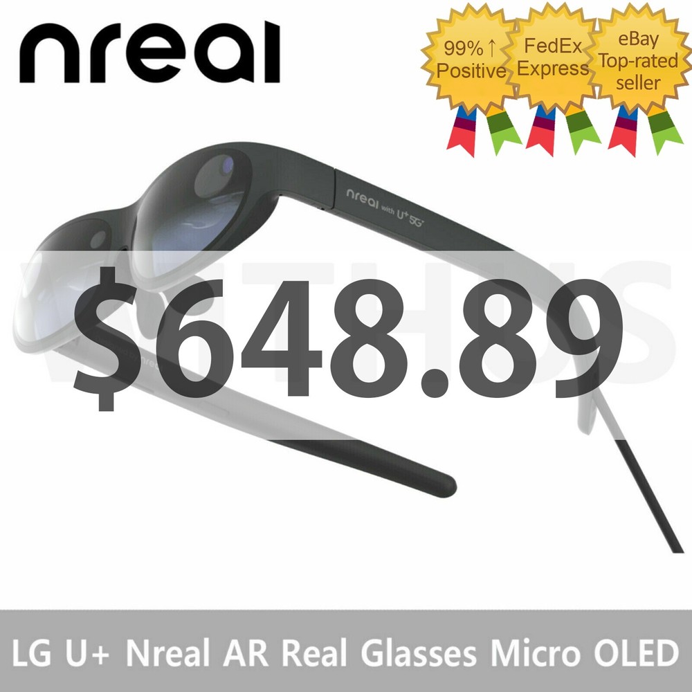[CLEARANCE] Nreal Light AR Real Glasses Micro OLED Reality Display 100" Screen