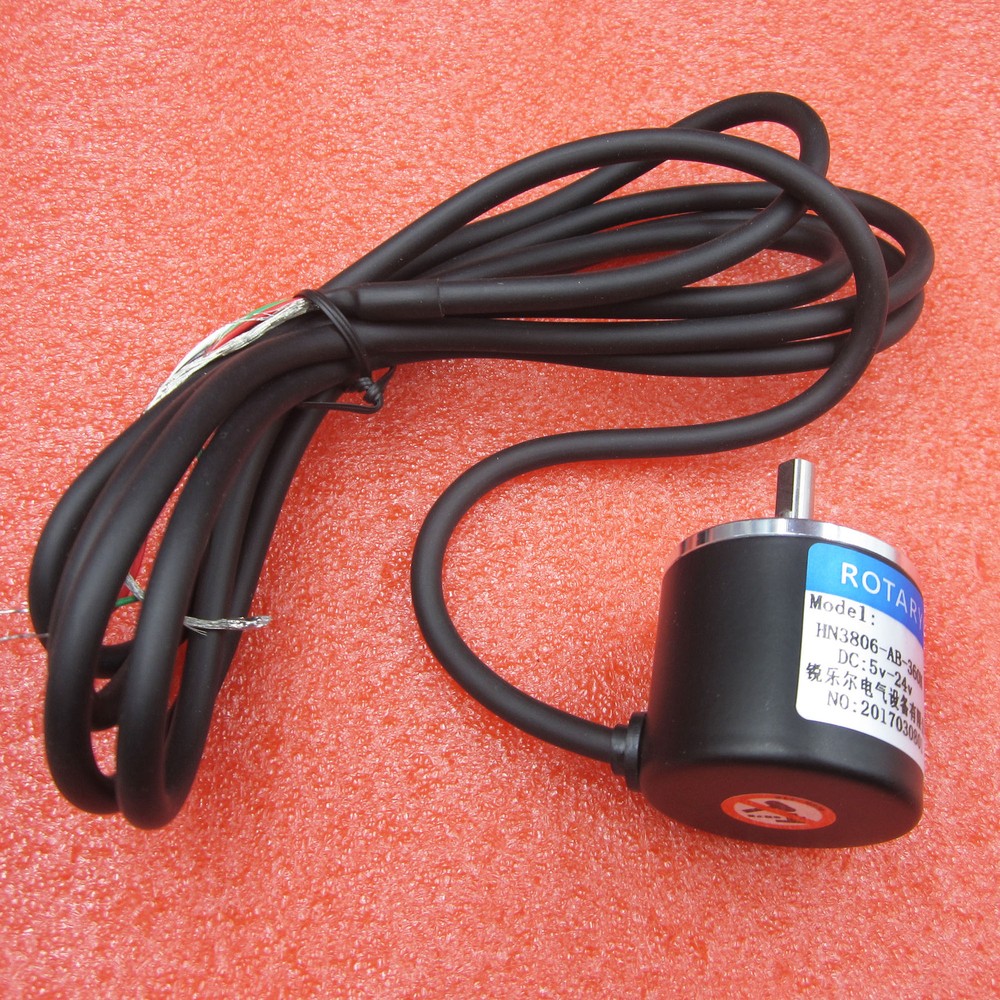 New 500P/R Incremental Rotary Encoder AB phase encoder 6mm Shaft W coupling