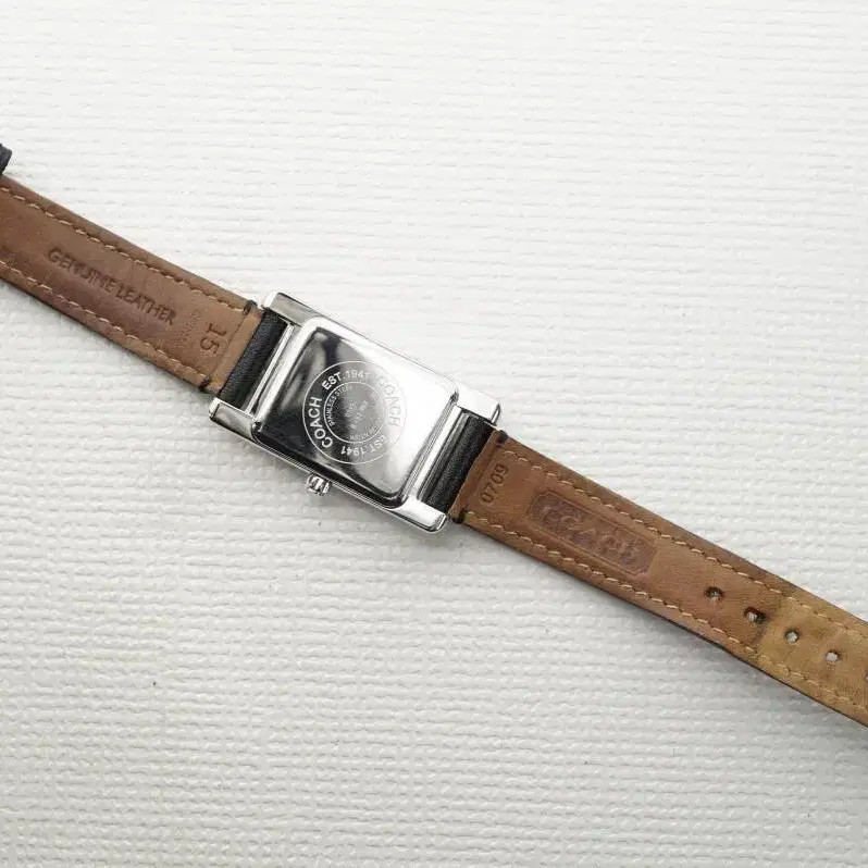Coach Tank Mustard Square Watch Official