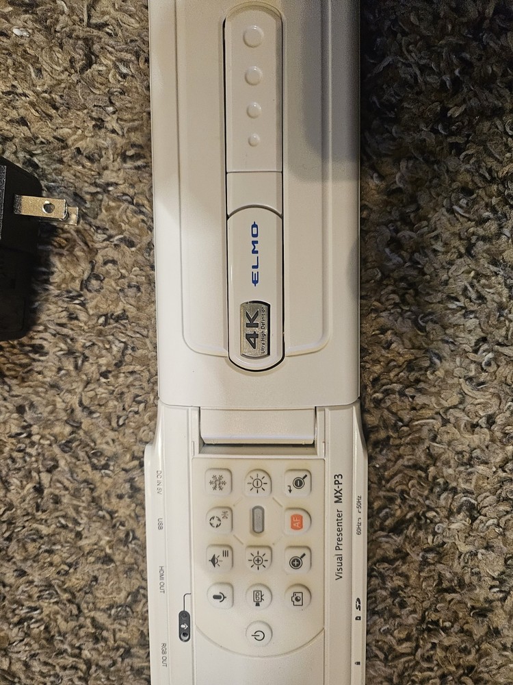 Elmo MX-P3 4K Visual Presenter Document Camera w/ AC Adapter barely used