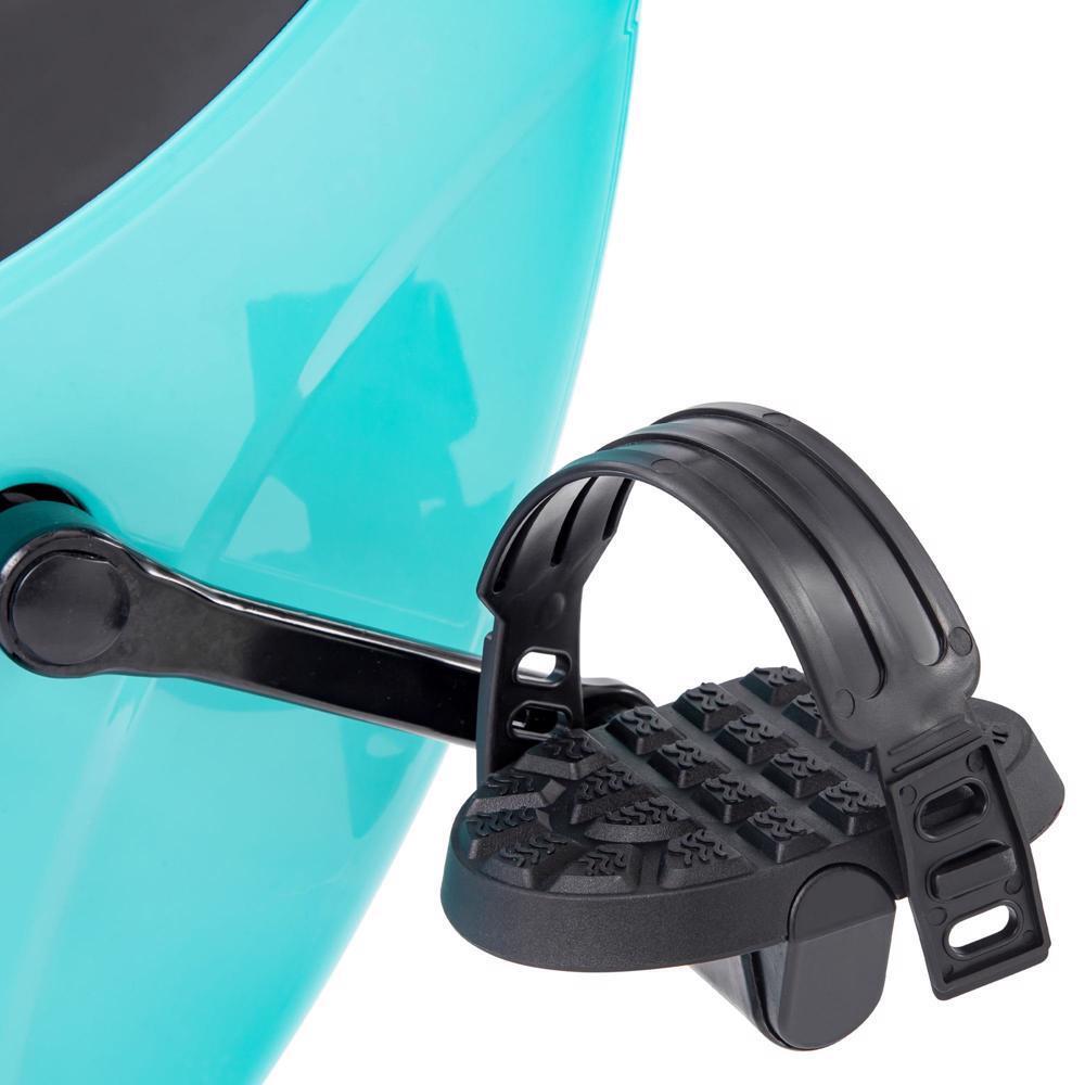 Large LCD Display Functional Foldable Design Exercise Bike - Black+Green