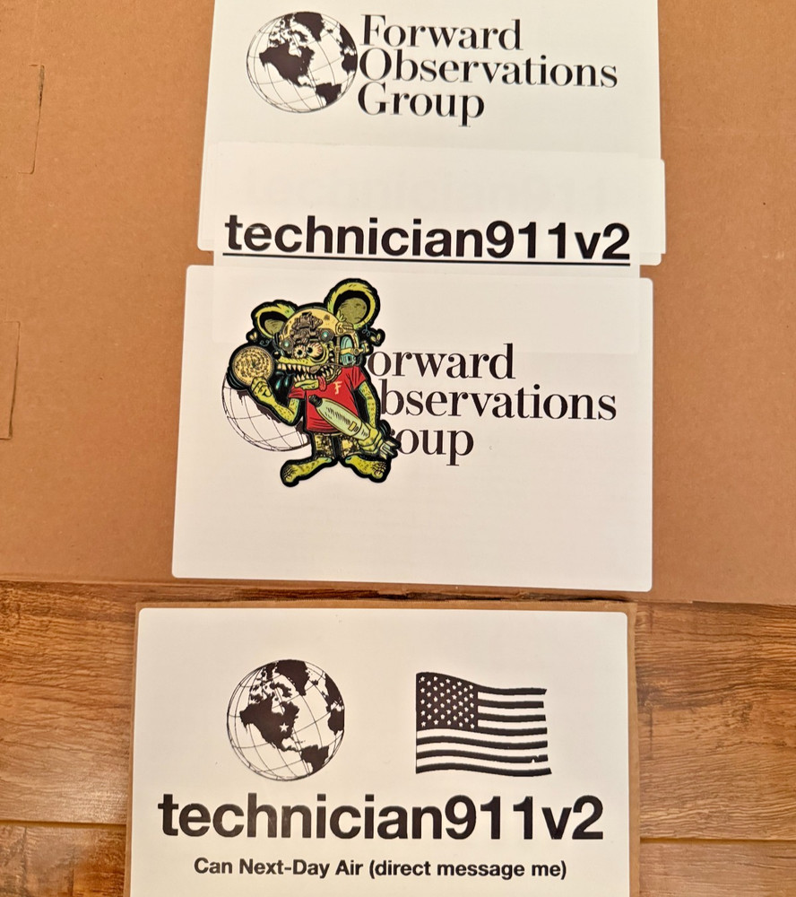 Forward Observations Group Sticker