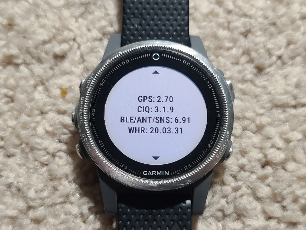 Garmin Fenix 5S Silver - USED - READ DESCRIPTION!