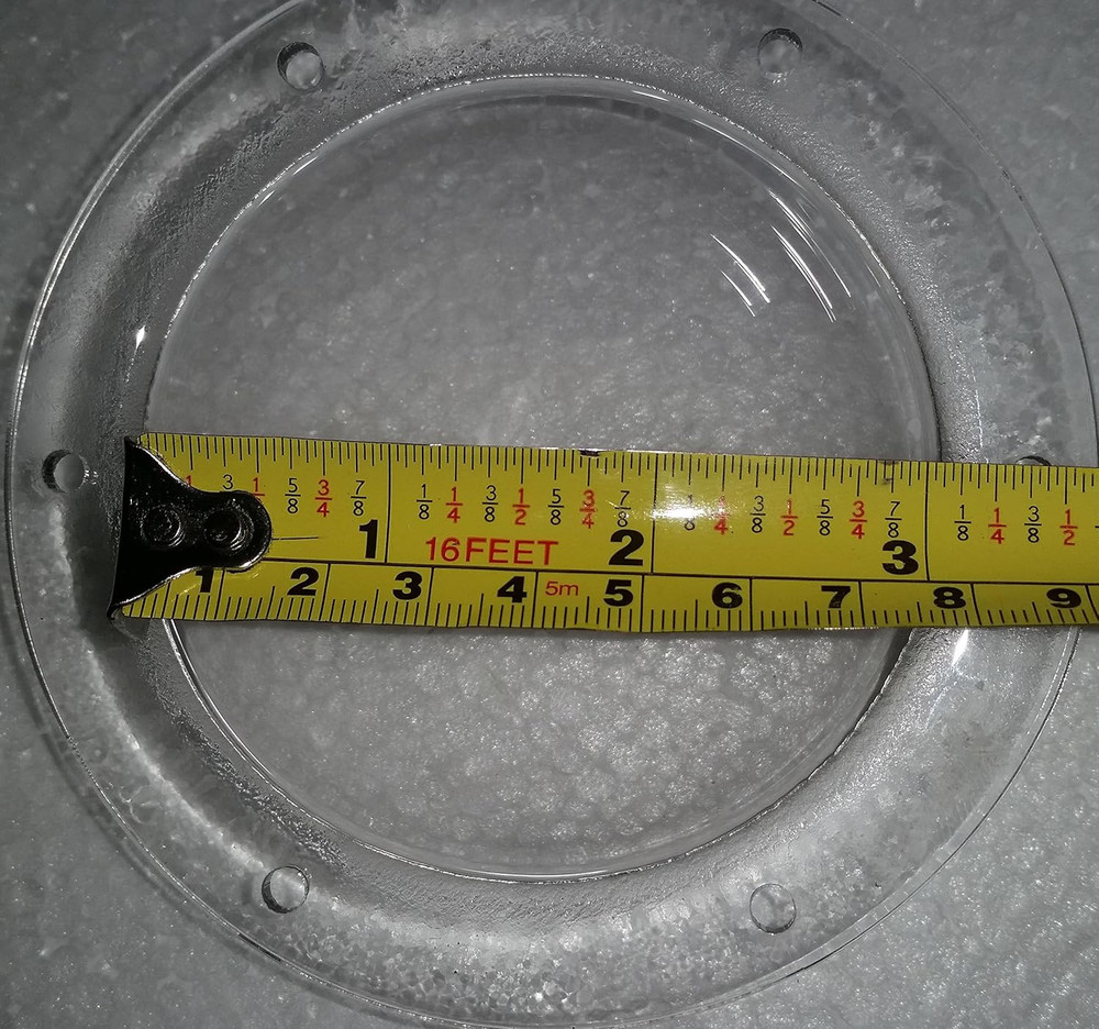 Acrylic Dome/Plastic Hemisphere - Clear - 3" Diameter, 1/2" Flange with Pre-Dril