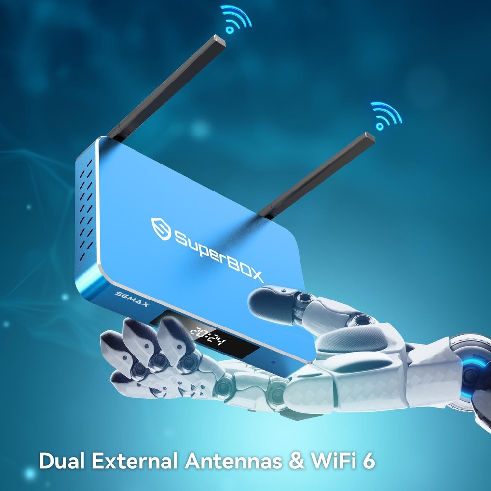 SuperBox S6Max TV BOX Support Authorized Distributor Same Day Shipping Send Gift