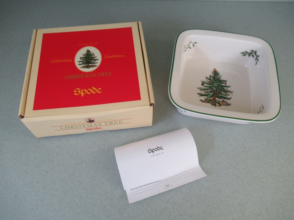 Spode Christmas design Square Rim Dish
