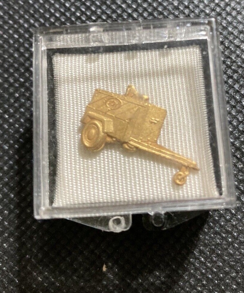 Vintage Antique Tie Clip JOY Compressor Caterpillar