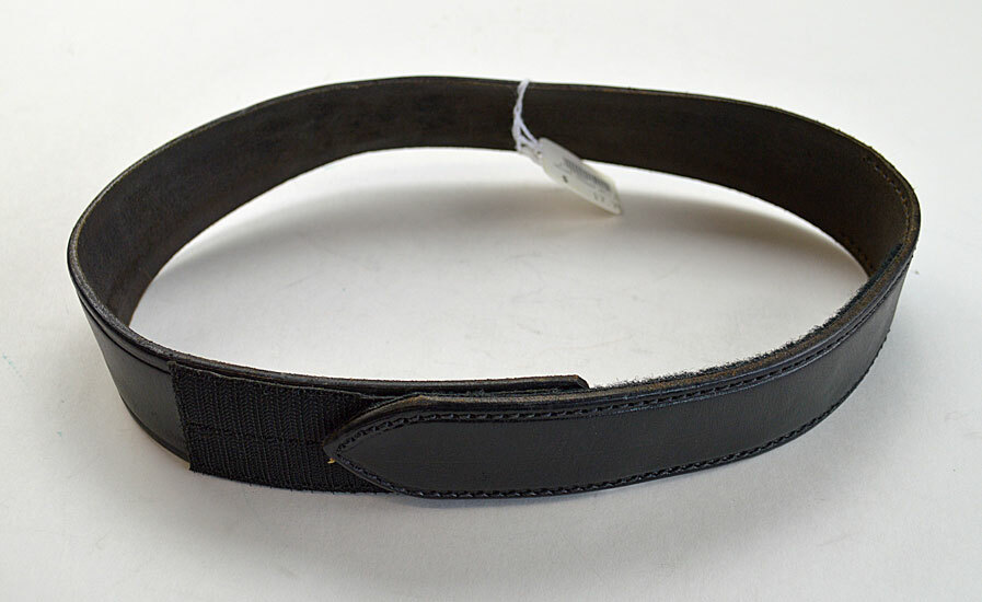 Buckle less Hook & Loop Leather Trouser Belt 24"   (154222)