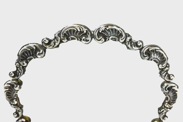 Antique Italian Sterling Silver Picture Frame