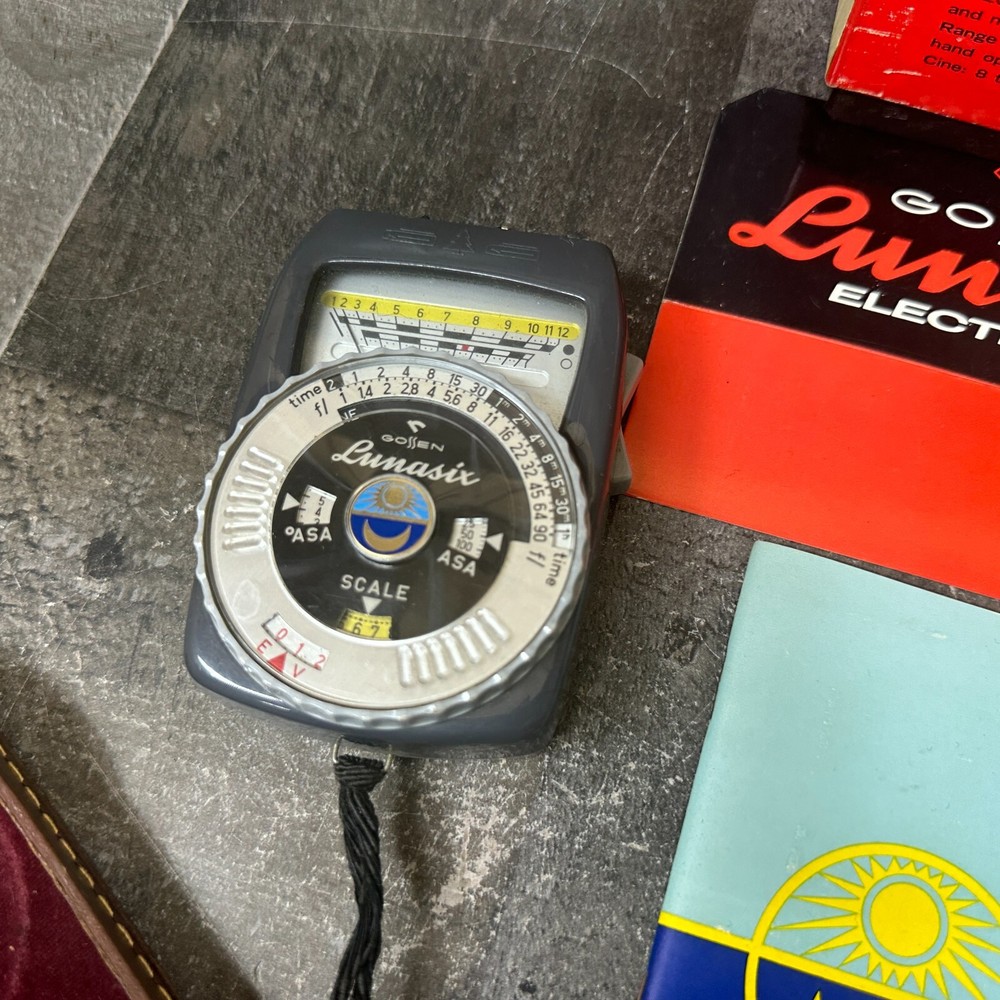 Gossen Lunasix Electronic Exposure Light Meter - With Box