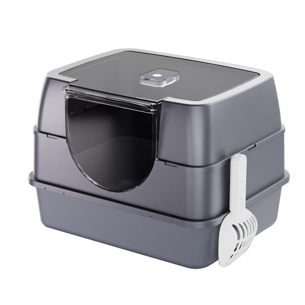 Fully Enclosed Extra Cat Litter Box Large Style