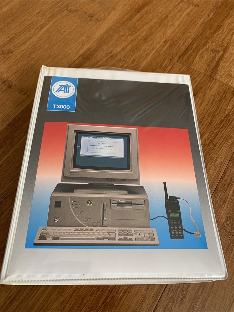 Tait T3000 Programming Cable With Software and Manual