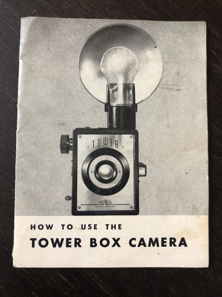 Vintage Sears & Roebuck Tower Box Camera Instructions
