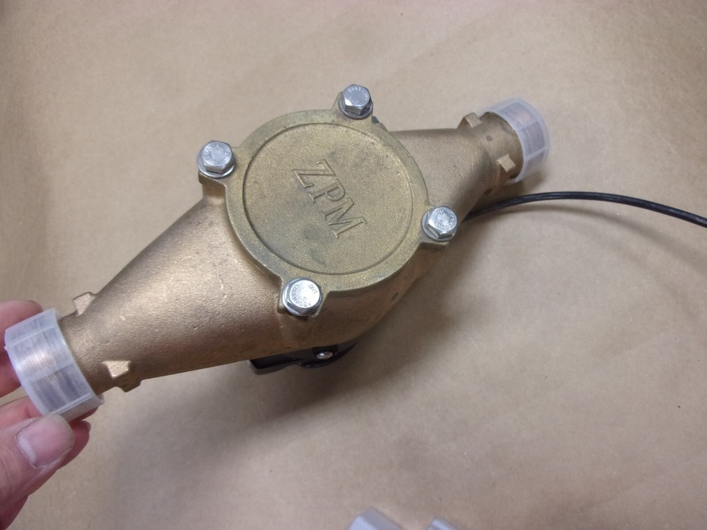 Zenner 1" ZPM Nitro 1 Bronze Water Line Meter Direct Read Wireless Scancoder