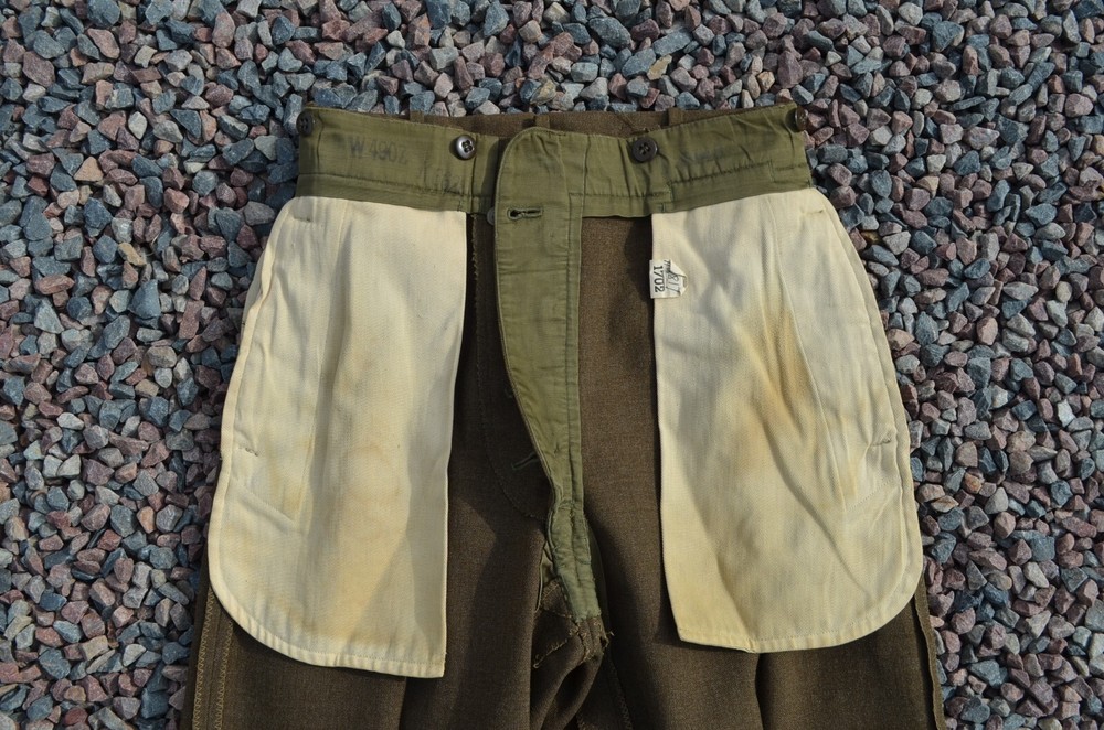 "Trouser Field Wool" OD 49 - US Army Pants 1951
