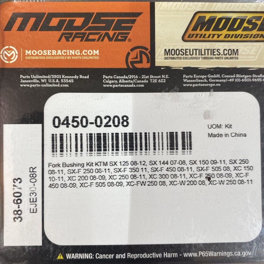 Moose Racing - 38-6073 - Fork Bushing Kit