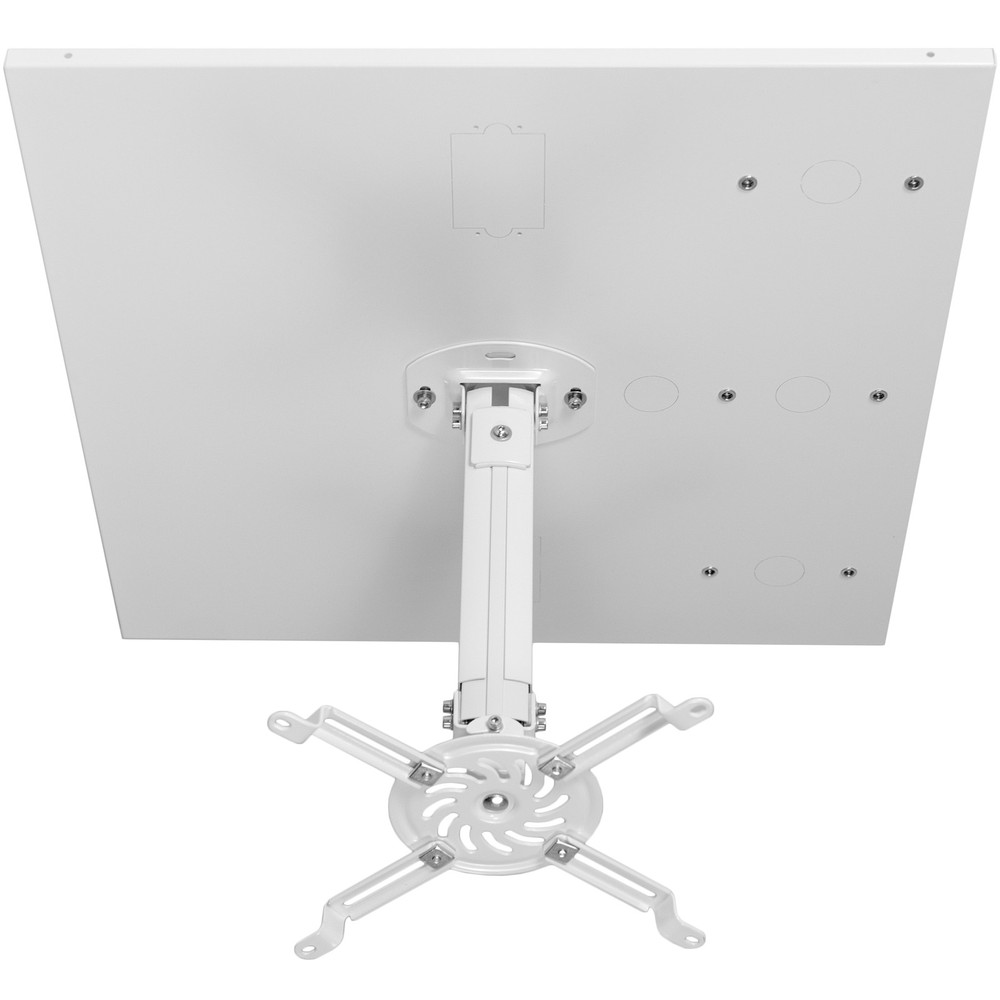 VIVO Universal White 2x2 ft Drop Ceiling Height Adjustable Projector Mount
