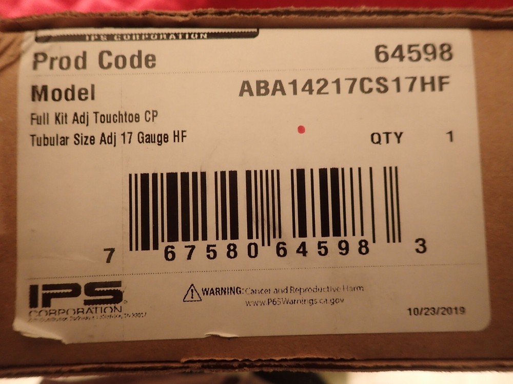 AB&A - Classic Waste Overflow Test - Kit - ABA14217CS17HF