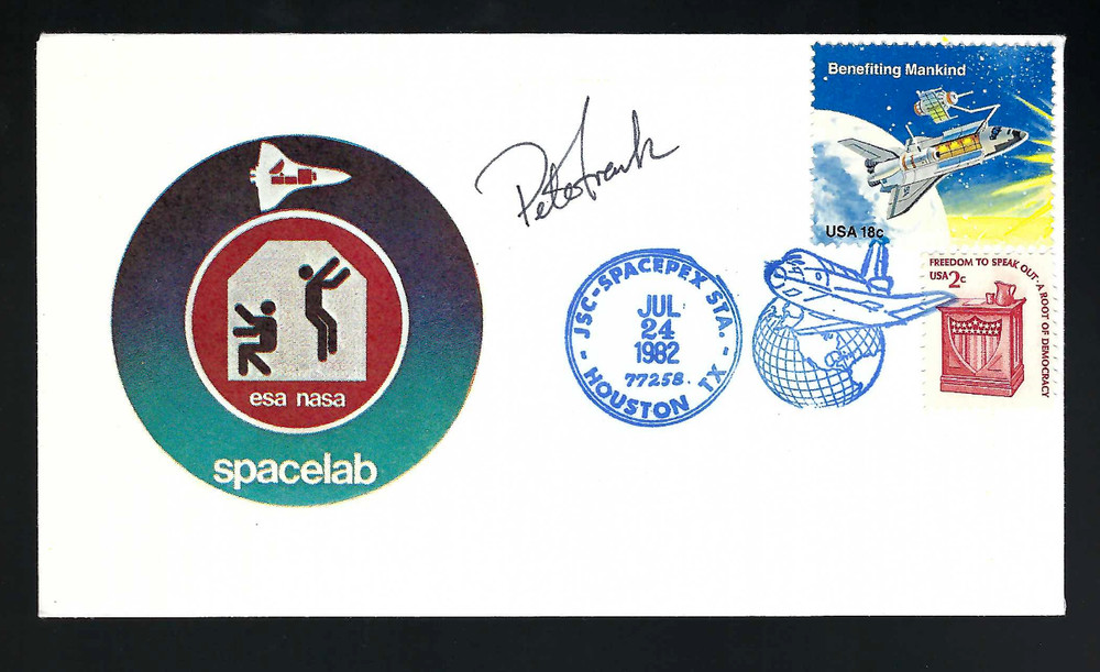 Pete Frank signed cover NASA Flight Director & Engineer