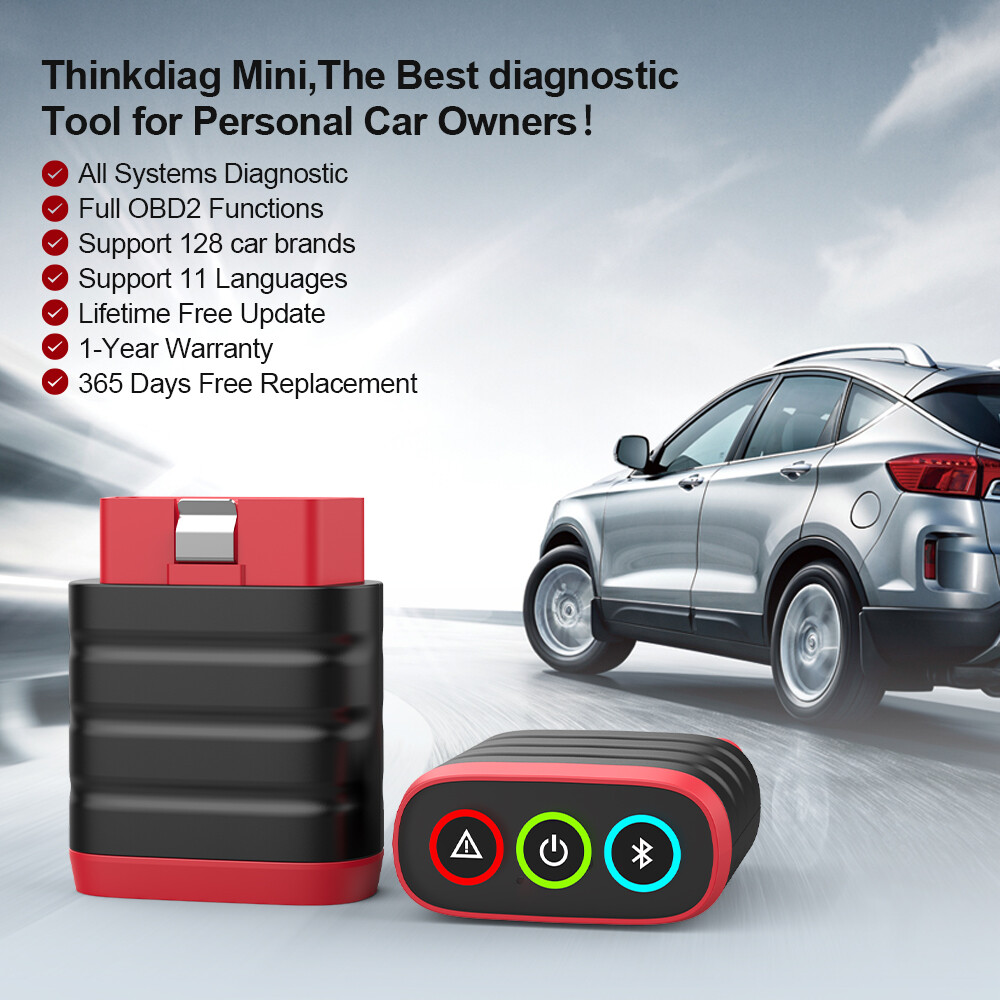 2024 Thinkdiag Mini OBD2 Scanner Code Reader Full System Auto Diagnostic Tool