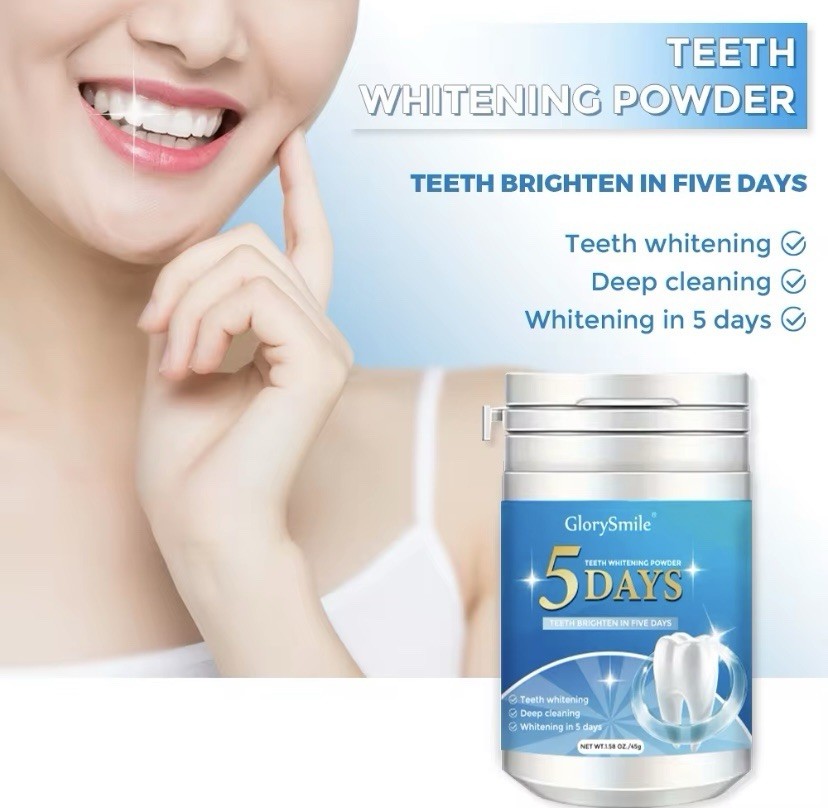 teeth whitened in 5 days