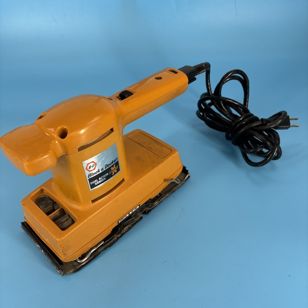 Black And Decker Duel Action Sander Double Insulated