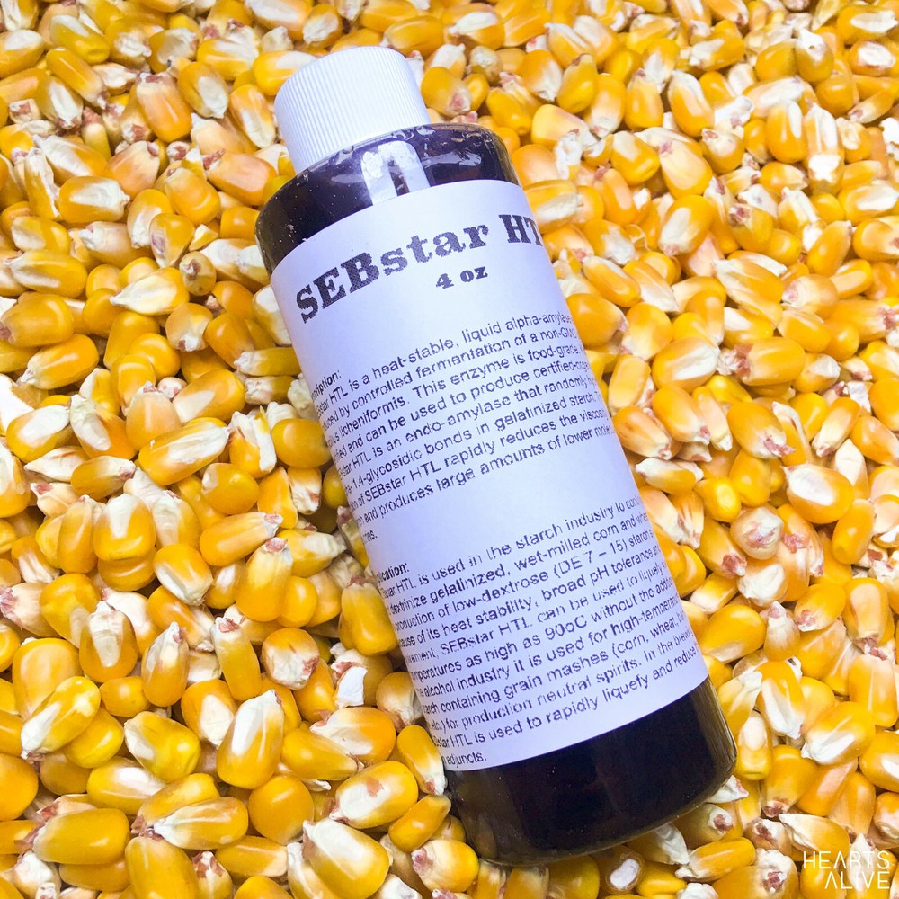 SebStar HTL High Temperature Alpha Amylase Enzyme - Moonshine/Corn Recipes