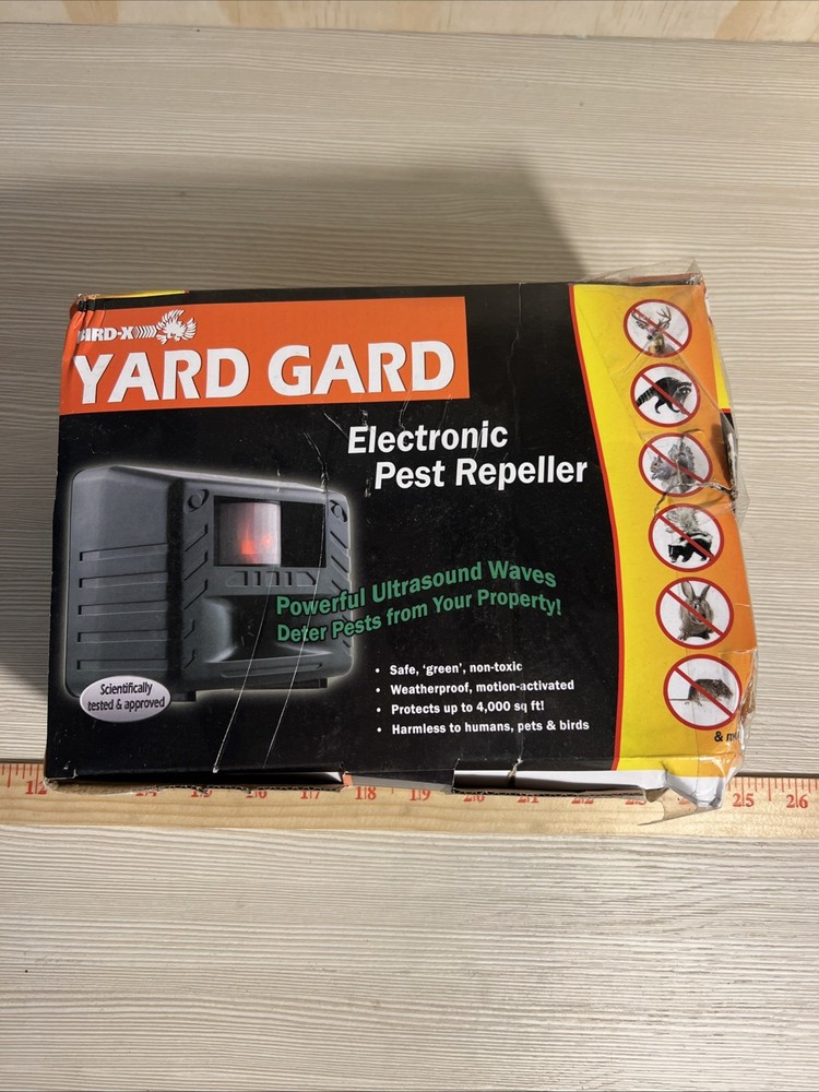 Bird-X Yard Gard - Electronic Pest Repeller - Damaged Box