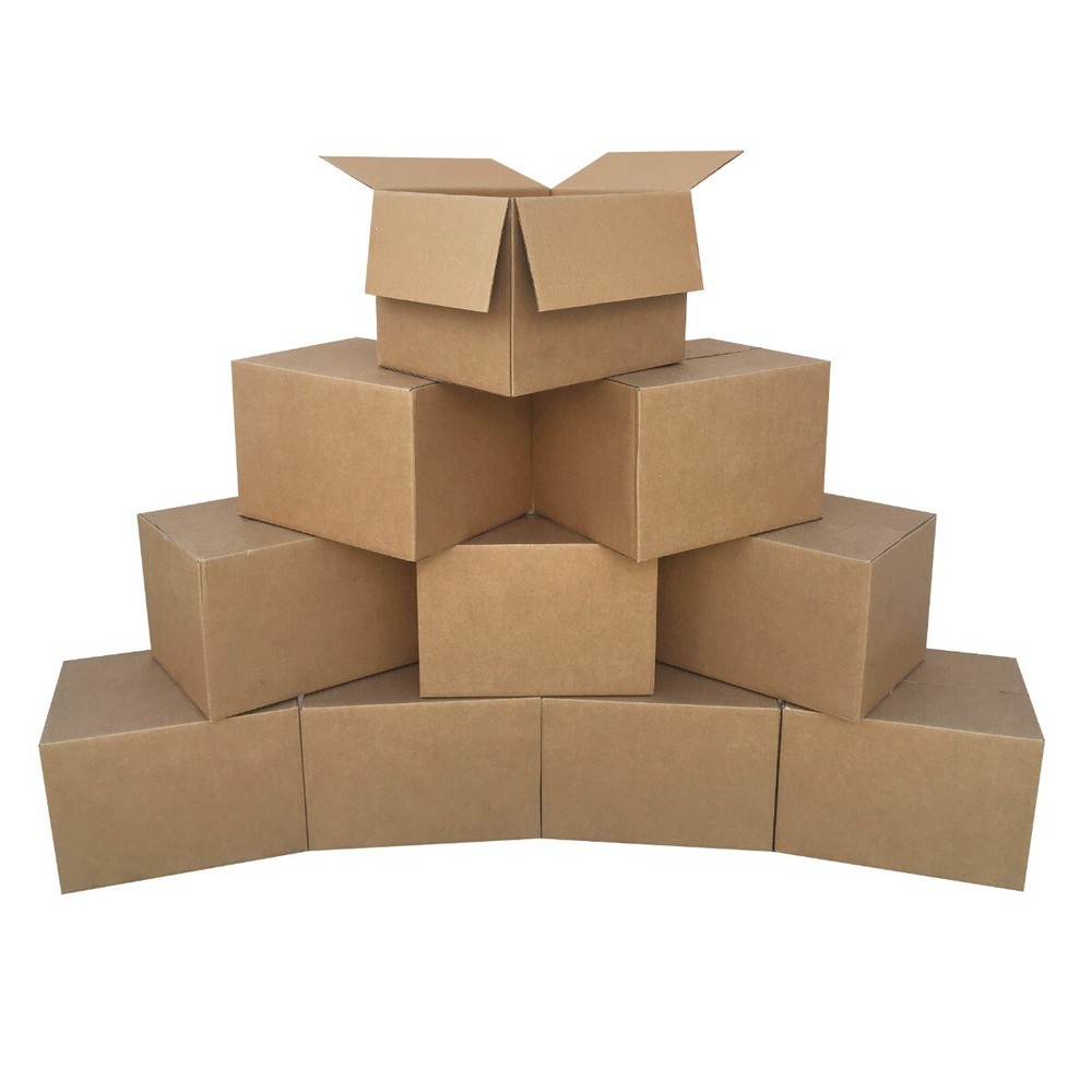 UBMOVE 10 Medium Cardboard Moving Boxes 18" x 14" x12"