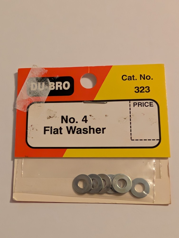 DuBro #4 Flat Washer (8) [DUB323]