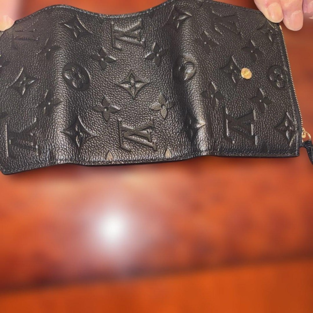Louis Vuitton Black Tri-Fold Wallet