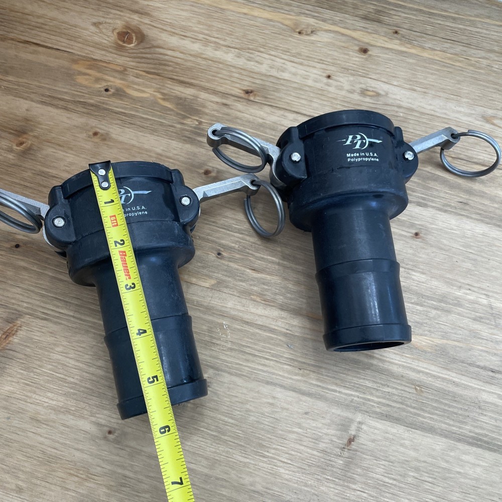 2 PT Polypropylene Cam lock Fittings