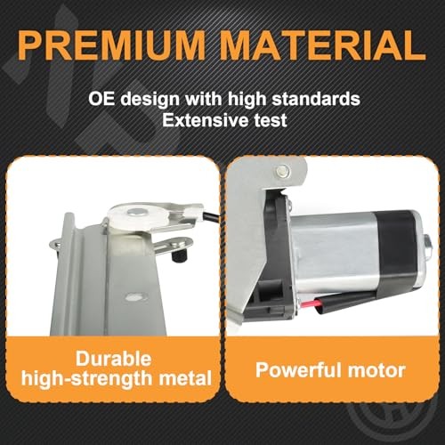 Power Window Regulator with Motor Replacement for Lincoln Front Passenger Side