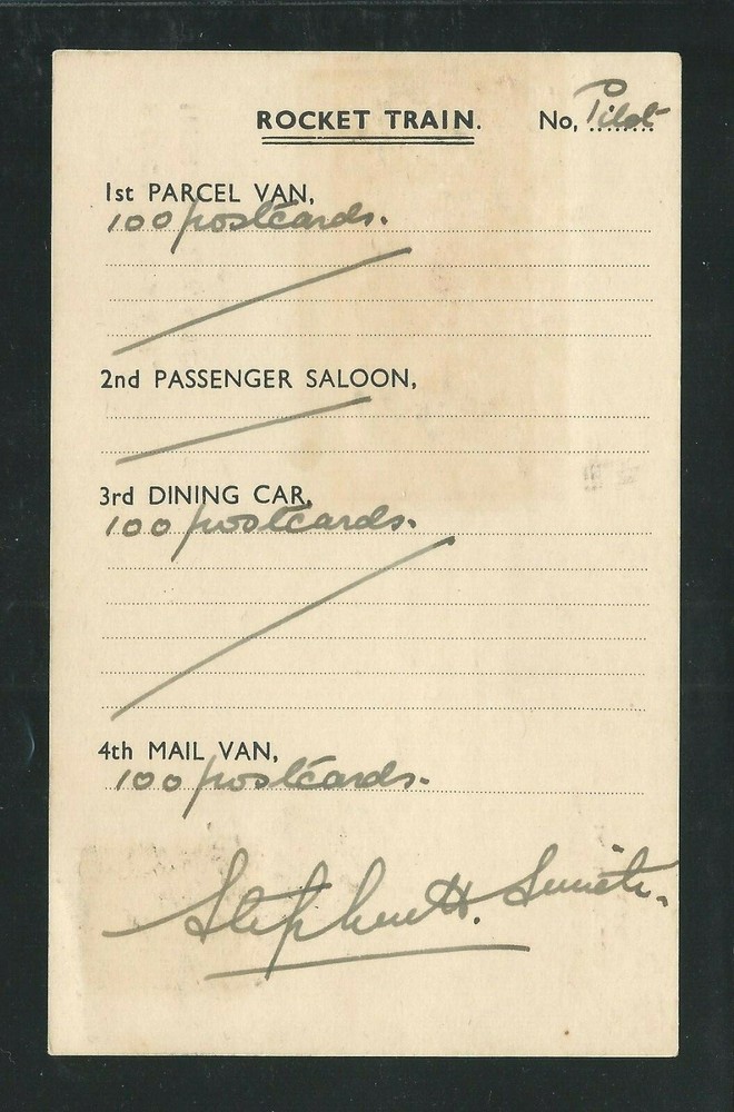1937 INDIA rocket mail ERIC-SYN - Stephen H. Smith - EZ 30C1
