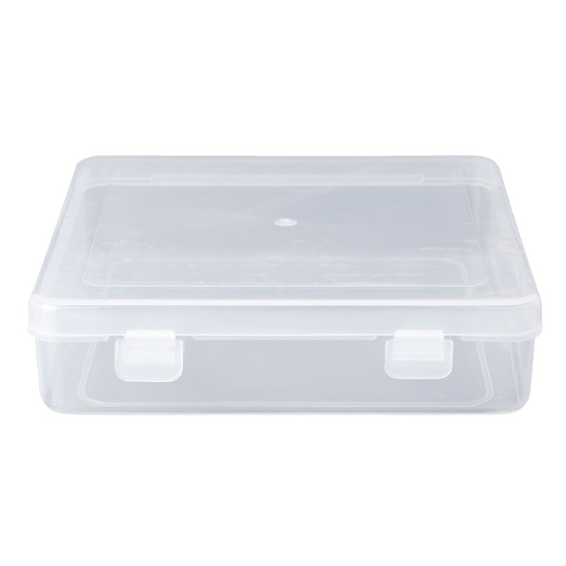 Square Transparent Plastic Jewelry Storage Boxes Beads for Case Container