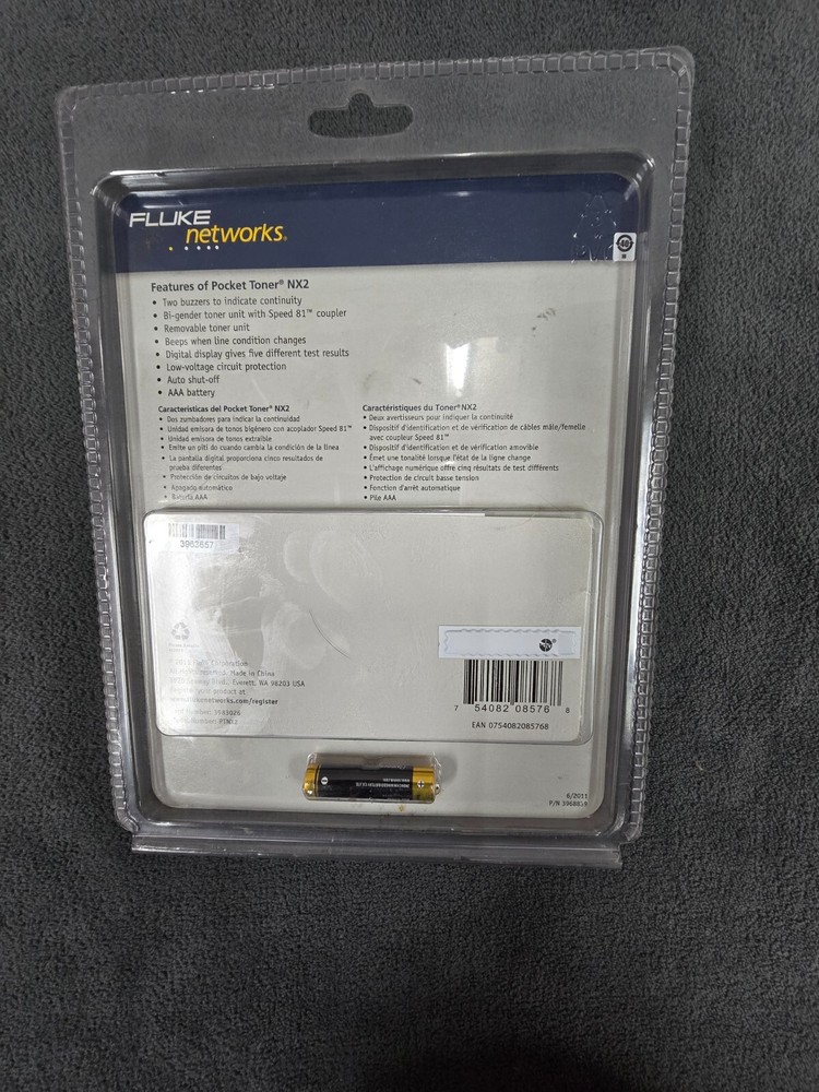 Fluke Networks NX2 Pocket Toner