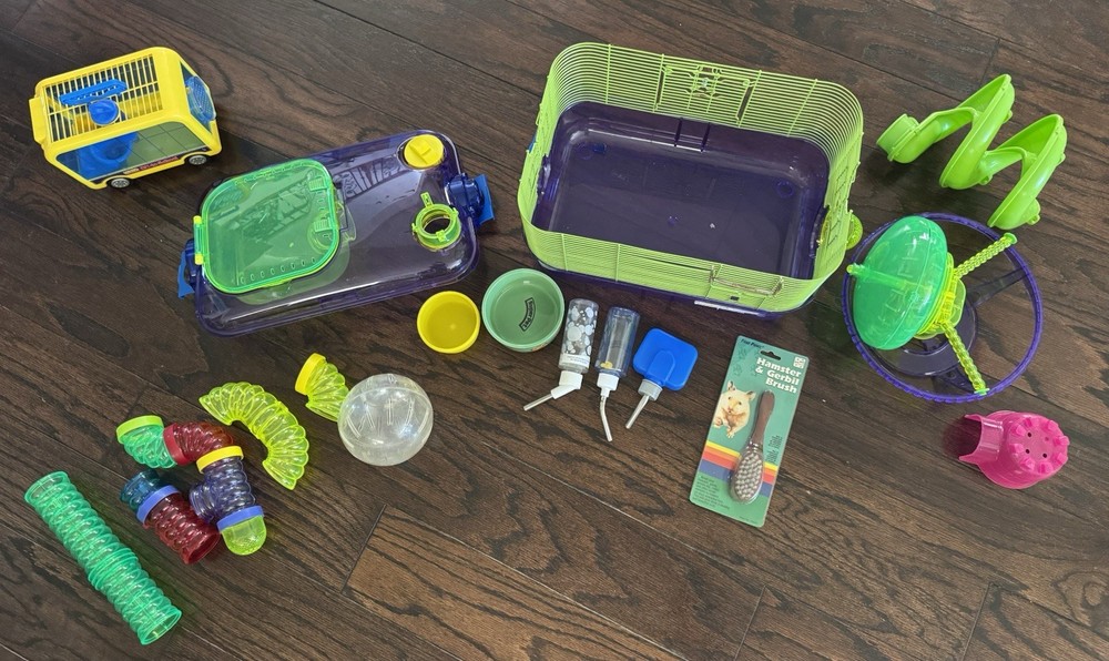 Hamster/Gerbil Cage and Other Accessories