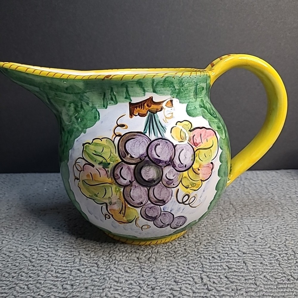 Vintage Ars Dervta Short Pitcher Fruit Pear