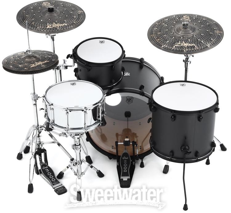 SJC Custom Drums Pathfinder Series 3-piece Shell Pack - Galaxy Grey