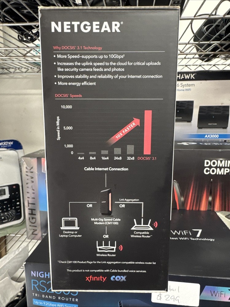 NETGEAR Nighthawk CM1100 Cable Modem