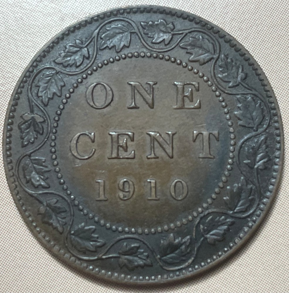 1910 Canadian Large Cent VF