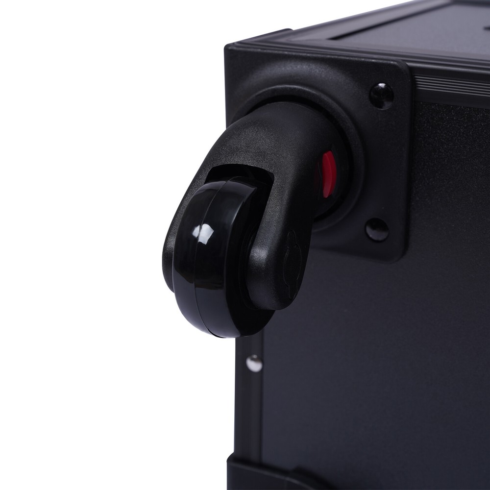 Rolling Makeup Train Case Cosmetic Professional Trolley Makeup Storage Organizer