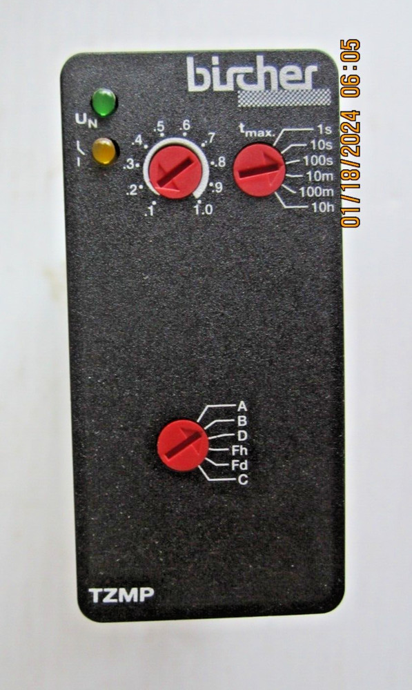 Bircher Time Delay Relay, TZMP24-48ACDC - 24-48VAC/VDC