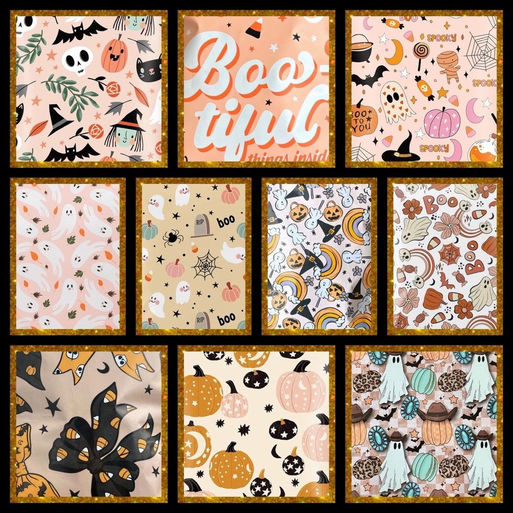 Poly Mailers Halloween Assortment 10x13