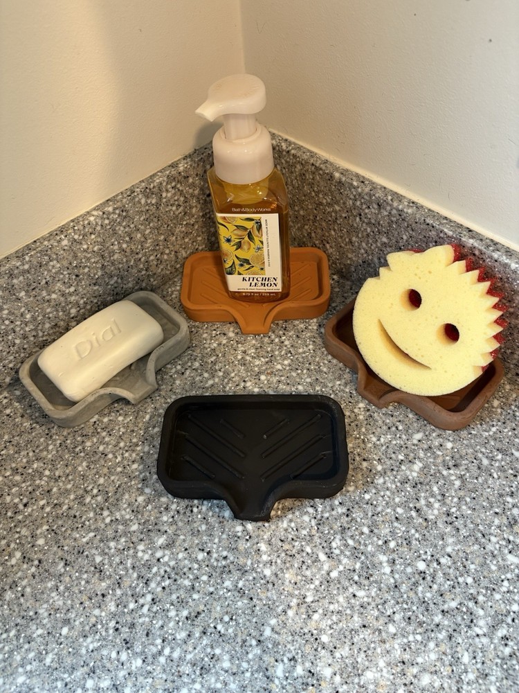 Handmade Cement Soap Holder