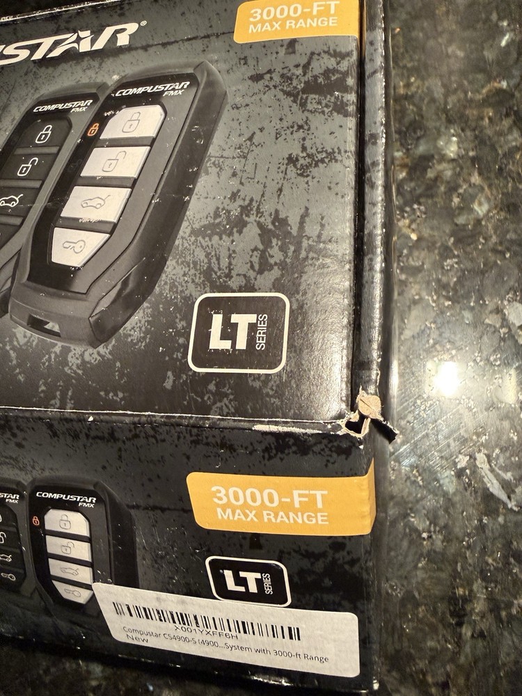 Compustar CS4900-S 4-Button 2-Way, 3000' Remote Start System Blade Not Included