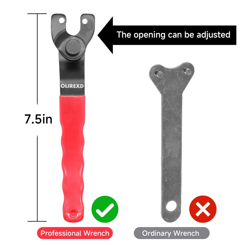 Angle Grinder Universal Adjustable Pin Wrench for Red