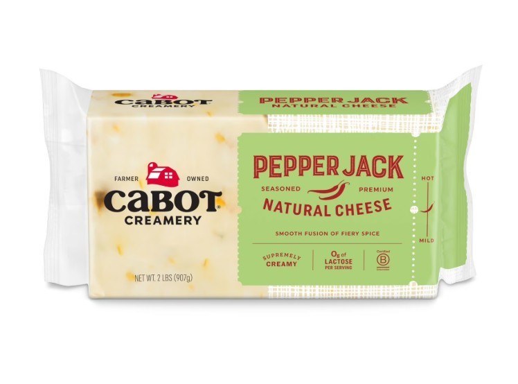 Cabot Pepper Jack Cheese 2 lb.