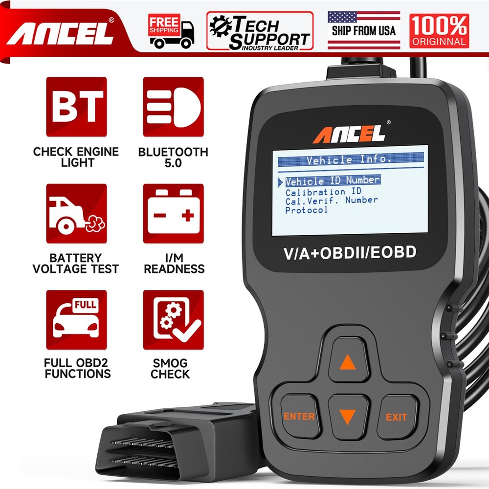 ANCEL AD310 BT Bluetooth OBD2 Scanner Check Engine Diagnostic for iOS Android
